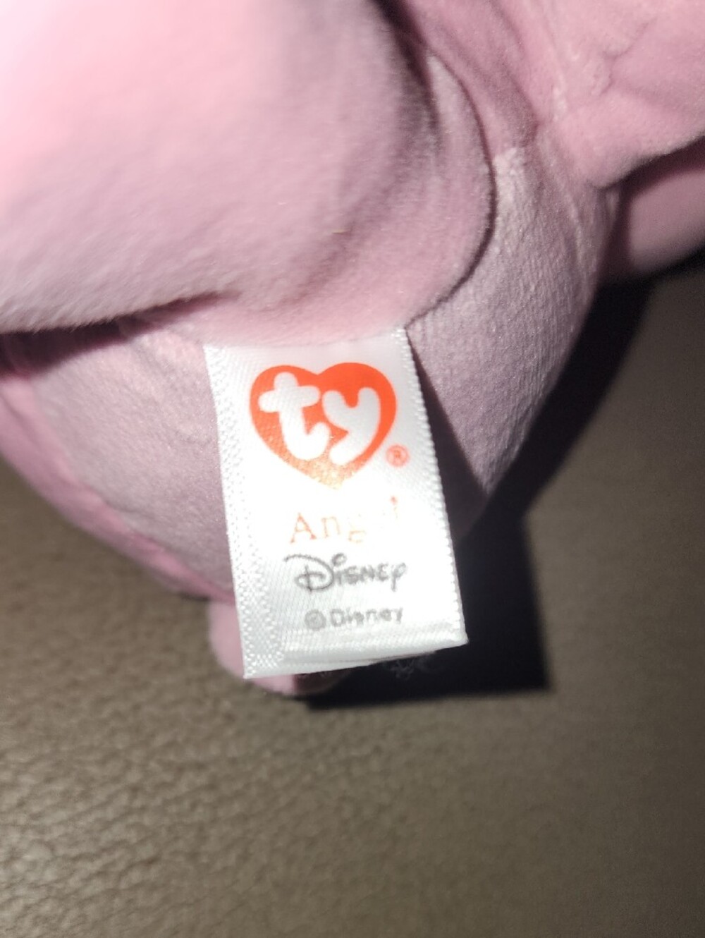 Ty Pink Pastel Angel Pink Stitch Character Plush - Picture 4 of 5